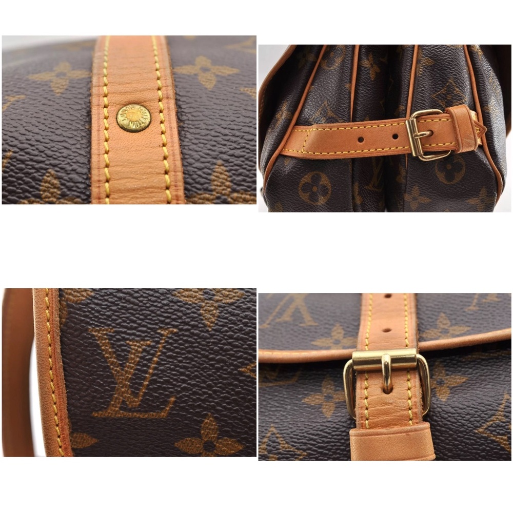 Authentic LV Louis Vuitton Saumur 30 Monogram Canvas Shoulder Crossbody Bag - Picture 6 of 15